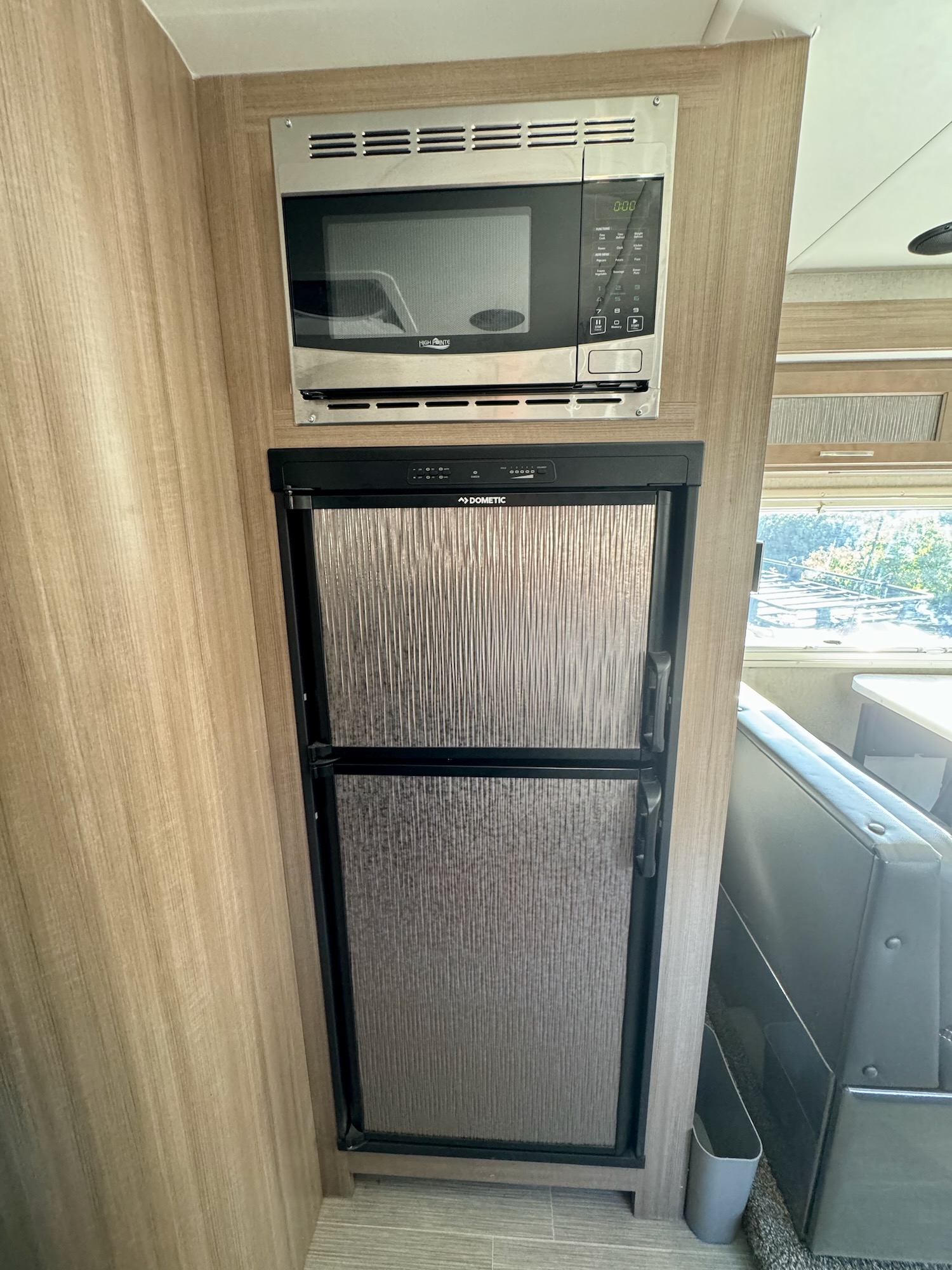 Fridge and microwave