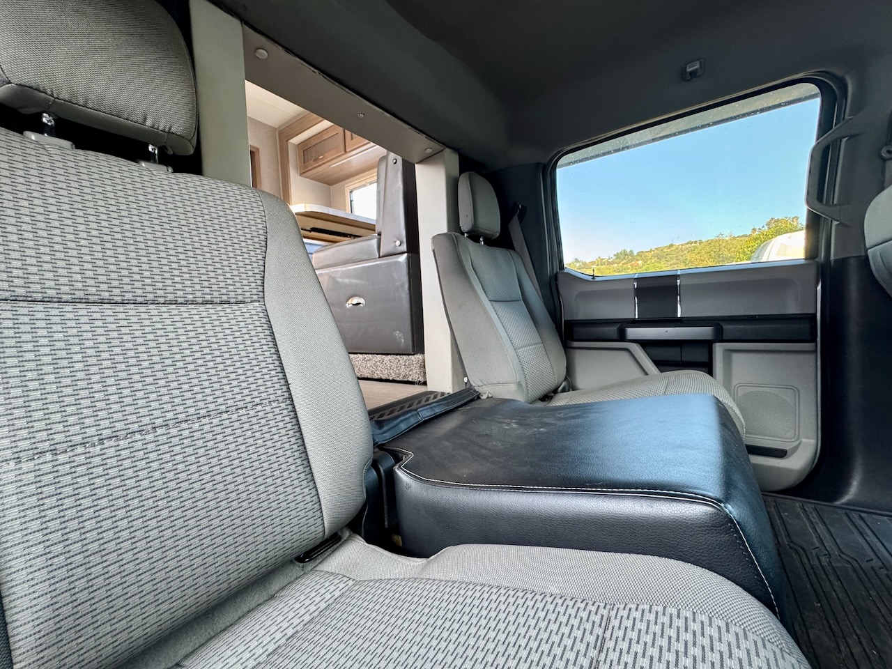 Pass through from passenger side