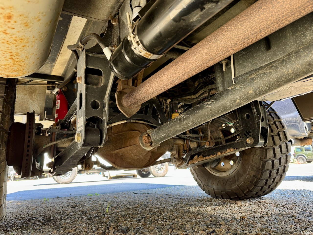 Rear differential and suspension